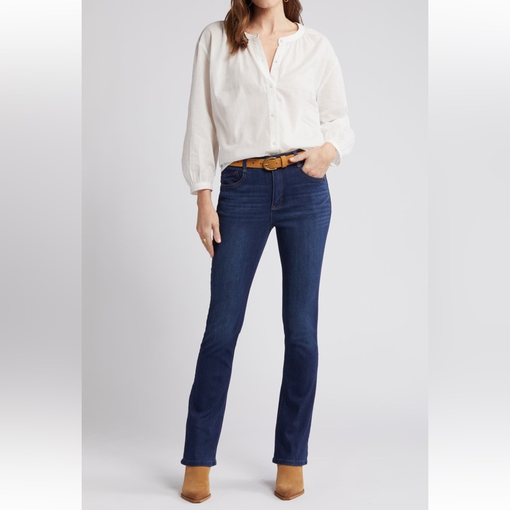 Wit & Wisdom ‘Ab’Solution High Waist Itty Bitty Bootcut Jeans